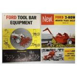 2 Ford brochures-Tool Bar Equipment and 610