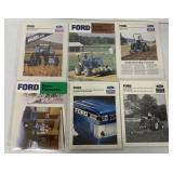 6 Ford brochures-Loaders, Plow, Lawn and Garden,