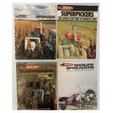 4 Avco New Idea brochures-superpickers and