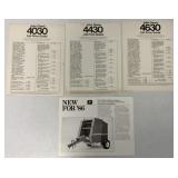 4 John Deere brochures-price guides for 4030/