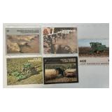 5 John Deere brochures-moldboard plows, flail and
