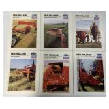 6 Ford New Holland brochures-tedders,grinders,
