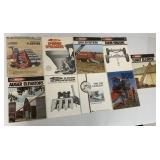 9 Avco New Idea brochures-uni-system, planters