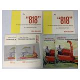 6 New Holland brochures-forage harvesters, crop