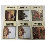 6 White brochures-harrows, plows and more