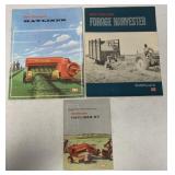 3 New Holland brochures-hayliners and forage