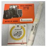 3 Allis-Chalmers and Deutz Allis pcs.-calendar,