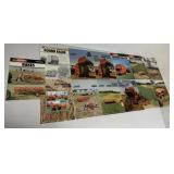 13 Avco New Idea brochures-balers, rakes and