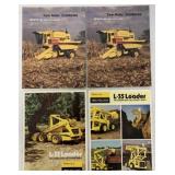 4 Sperry-New Holland brochures-combines and