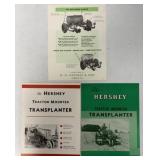 3 Hershey brochures-tractor mounted transplanters