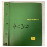 John Deere Service Manual binder 4030 tractor