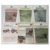 6 Oliver brochures-plows, harrows, and more