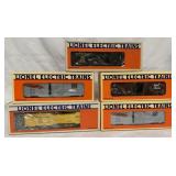 (5) Lionel Boxcars