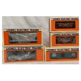 (5) Lionel pcs-Ore Car/Hopper/Gondola/Boxcar