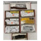 8 Walthers HO Scale Train Car Kits
