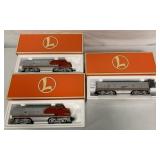 (3) Lionel Santa Fe Locomotives & Dummy