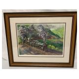 Doubleheading Up Horseshoe Curve Print Xaras