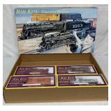 (4) Rail King Train Cars/Tanker/Boxcar/Caboose