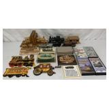 15+ Train pcs-Decanters/toys/Bookends/Tapes