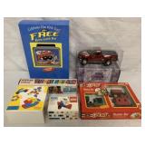 6 pcs- Toy Trains/Truck/Lego/Cheerios Box