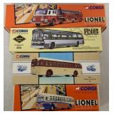 (4) Corgi Classics Buses/Fire Engine