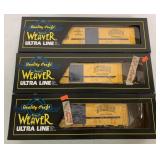 (3) Weaver Univ. of Michigan Boxcars