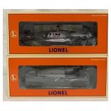(2) Lionel Flatcars w/ Helicopter & Beechcraft