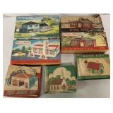 (7) Plasticville Builldings