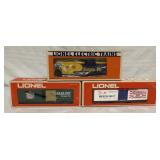 (3) Lionel pcs- Box Cars & Caboose