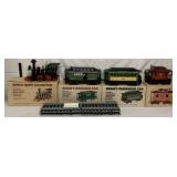 (5) Pcs- Jim Beam Train Decanters w/ Track