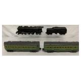 4 Lionel pcs-Locomotive/Tender/Passenger Cars