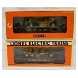 (2) O Gauge Lionel NY Central/PA Flatcars