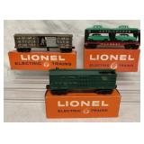 3 Lionel pcs-Outlaw Car/Chicken Car/Auto Car