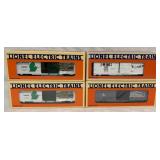(4) Lionel Boxcars/Visitor Center/I Love MI