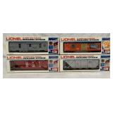 (4) Lionel pcs- Hoppers/Tool Car/Box Car