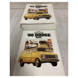 60+ 1980 Dodge Vans Brochures