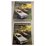 50+ 1974 Ford Station Wagon Yearbook Brochures
