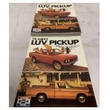 50+ 1975 Chevy Luv Pick Up Brochures