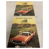15+ 1972 Chevy El Camino Brochures