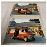 35+ 1975 Dodge Tradesman Vans Brochures