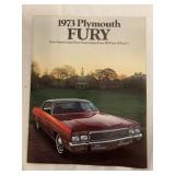 40+ 1973 Plymouth Fury Dealer Brochures