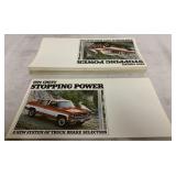 40+ 1974 Chevy Stopping Power Brochures
