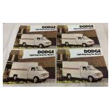 4 1974 Dodge Light Duty Van Brochures