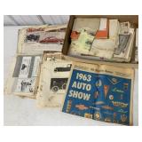 Lg lot of Automobile Ads/Newspaper/Cutouts