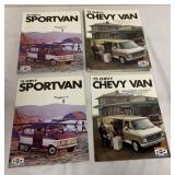 35+ 1975 Chevy Van Brochures