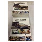 60+ 1975 Chevrolet Wagons Brochures