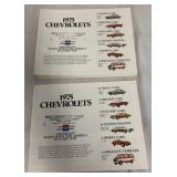 15+ 1975 Chevrolet Brochures
