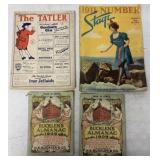 lot of 4 Tatler/Number Stage/Almanacs