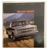 25+ 1985 Chevy Full Size Pickups Brochures