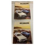 30+ 1973 Chevrolet Wagons Brochures